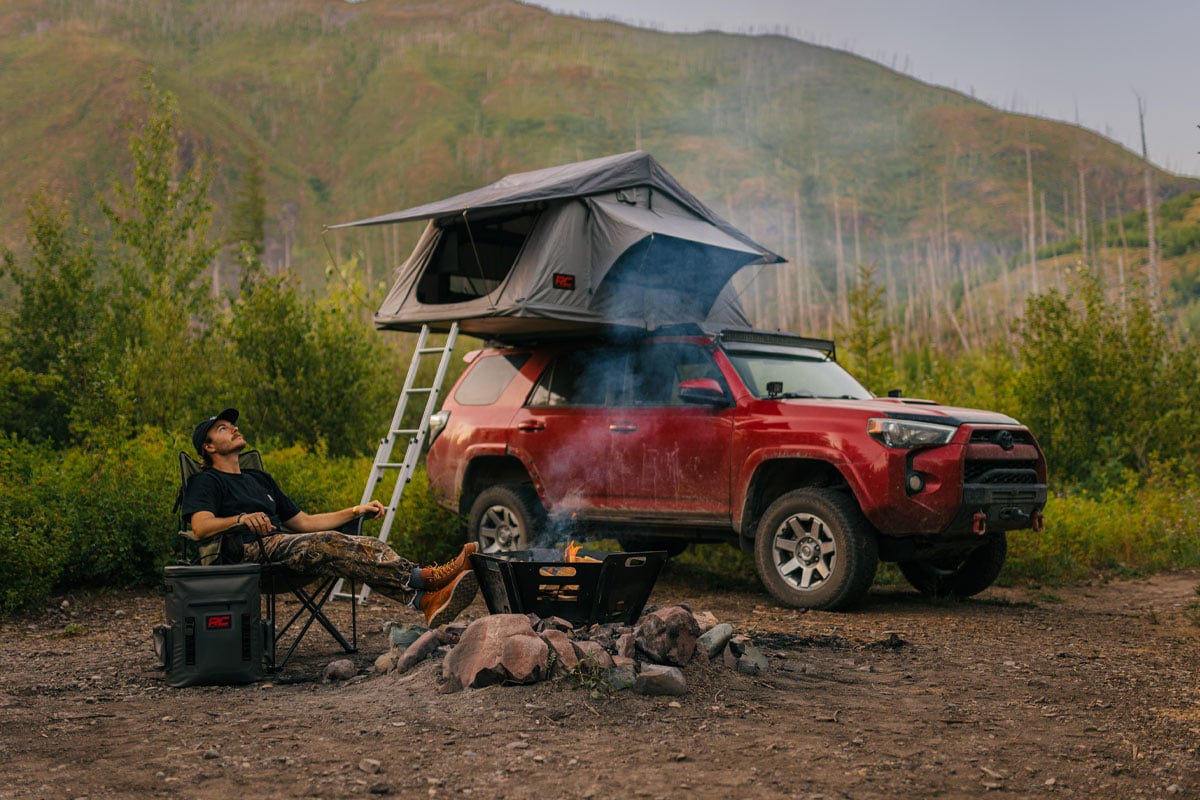 Roof Top Tent Rack Mount | 12 Volt Accessory & LED Light Kit - 99050