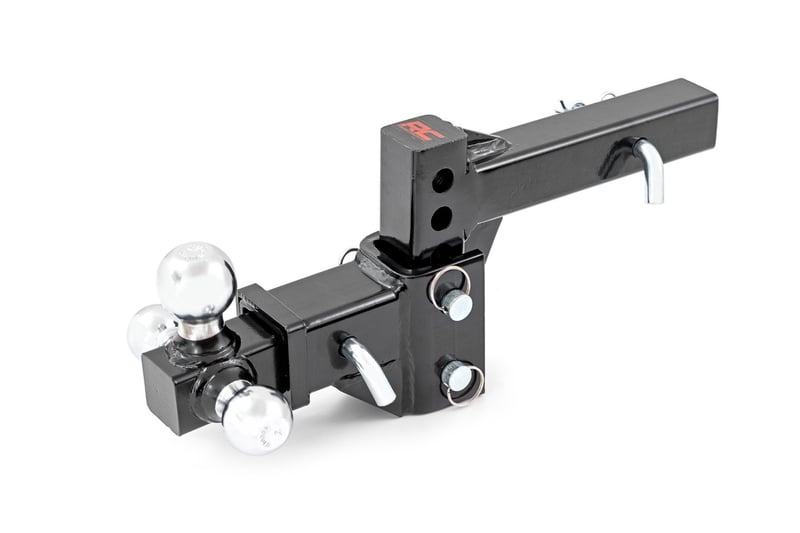 Adjustable Trailer Hitch 6 Inch Drop | Multi-Ball Mount | Fits 2 Inch Receiver -  99100