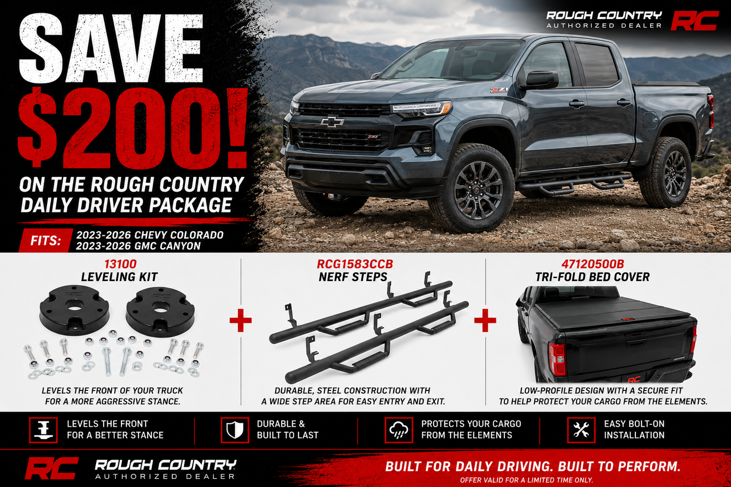 Chevy/GMC Canyon/ Colorado (23-26) Daily Driver Package