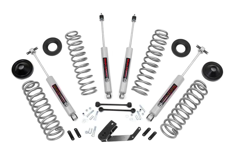 ROUGH COUNTRY 3.25 Inch Lift Kit Jeep Wrangler Unlimited 2WD/4WD (2007-2018)-PERF694