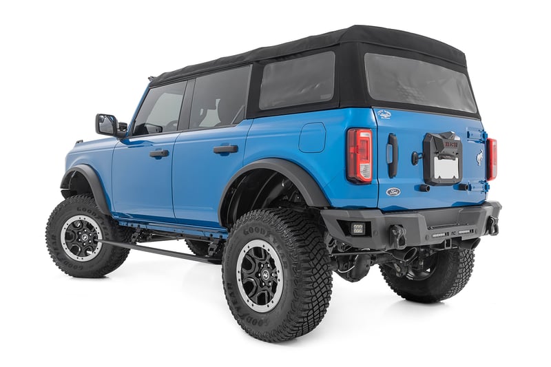 ROUGH COUNTRY Power Running Boards Dual Electric Motor | 4 Door | Ford Bronco 4WD (21-25)-PSR51330