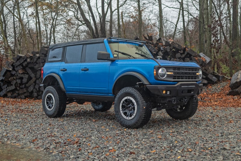 ROUGH COUNTRY Power Running Boards Dual Electric Motor | 4 Door | Ford Bronco 4WD (21-25)-PSR51330