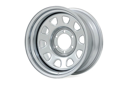 Steel Wheel Chrome | 15x8 | 5x5.5 | 4.25 Bore | -19mm