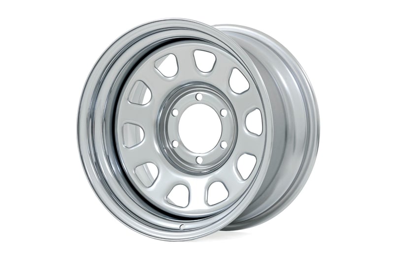 Steel Wheel Chrome | 16x8 | 6x5.5 | 4.25 Bore | -12