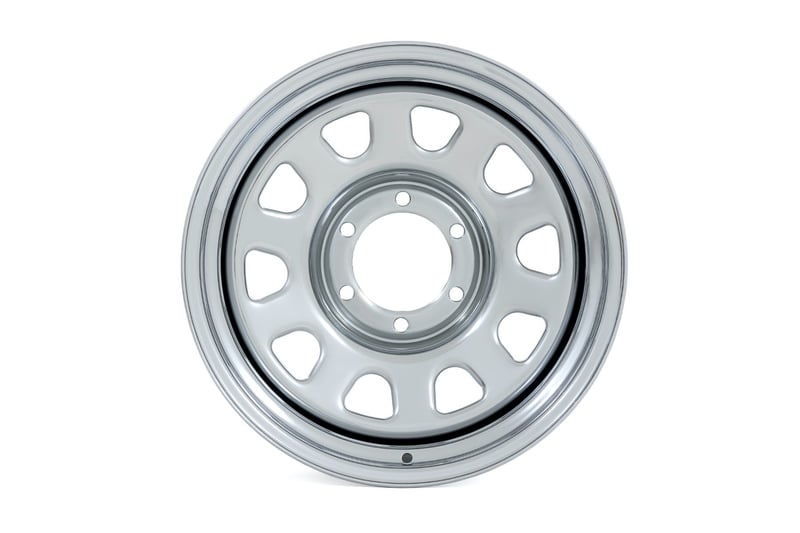 Steel Wheel Chrome | 16x8 | 6x5.5 | 4.25 Bore | -12