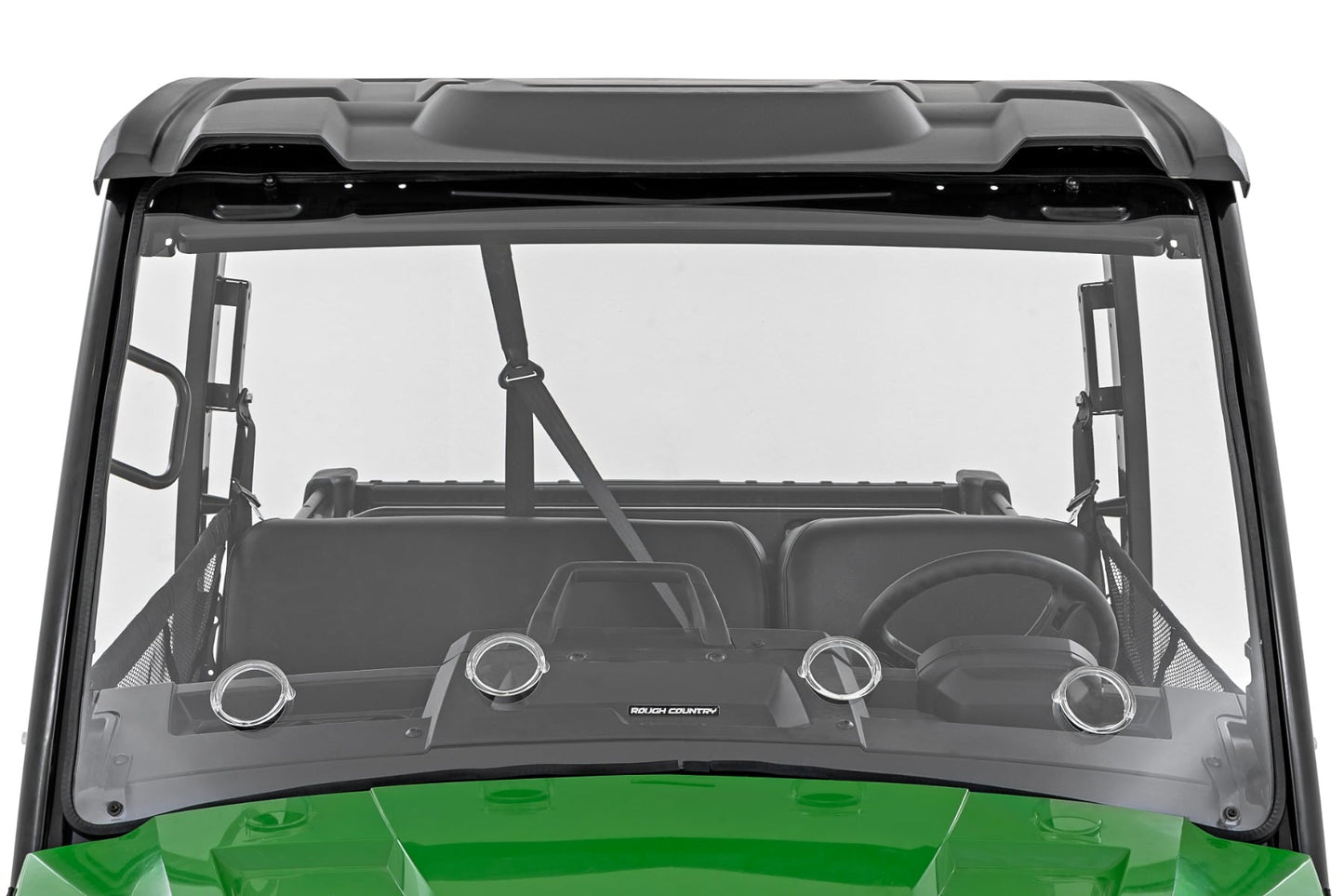 Vented Full Windshield | Scratch Resistant | John Deere Gator XUV 835