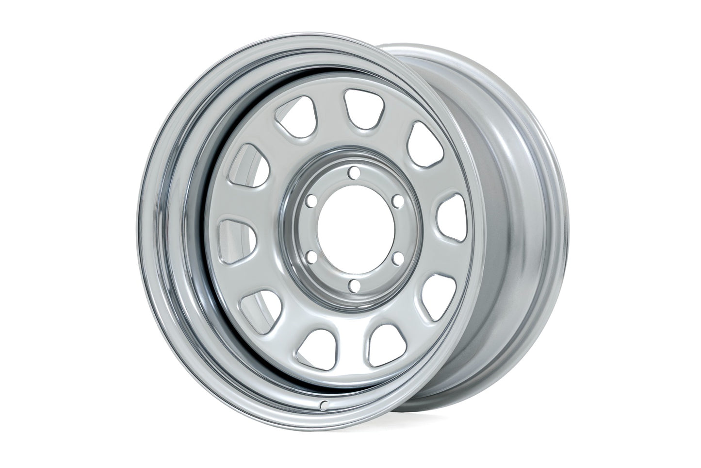 Steel Wheel | Chrome | 17x9 | 6x5.5 | 4.25 Bore | -12