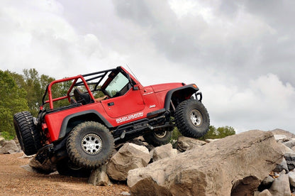 Rough Country 4 Inch Lift Kit Long Arm | Jeep Wrangler TJ 4WD (1997-2006)-66330