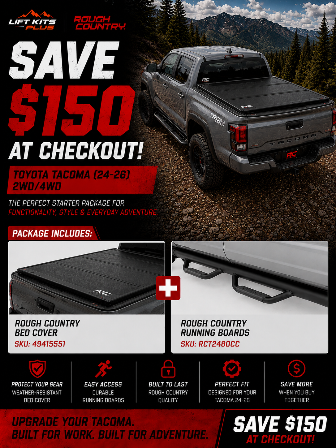 Toyota Tacoma 2wd/4wd (24-26) Basic Package
