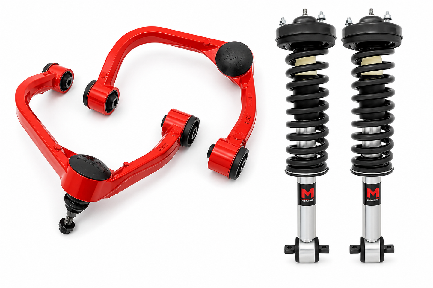 3in RC M1 Leveling Kit Package | F-150 4WD 2014-2020 (RED)