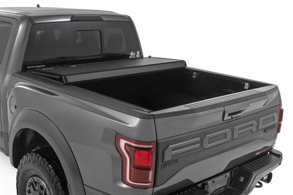 Hard Tri-Fold Flip Up Bed Cover | 5'7" Bed | Ford F-150 (21-26)/F-150 Lightning (22-26)