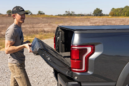 Hard Tri-Fold Flip Up Bed Cover | 5'7" Bed | Ford F-150 (21-26)/F-150 Lightning (22-26)
