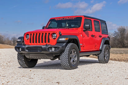 Rough Country Power Running Boards Dual Electric Motor | 4 Door | Jeep Wrangler JL (18-24) - PSR610430