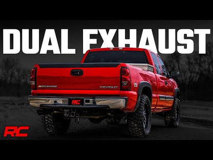 Rough Country Dual Cat-Back Exhaust for 99-06 Chevy/GMC 1500 | 4.8L/5.3L - 96005