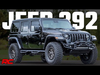 Rough CountryFront Winch Bumper Tubular | Skid Plate | Jeep Gladiator JT/Wrangler JK & JL/Wrangler Unlimited- 10647