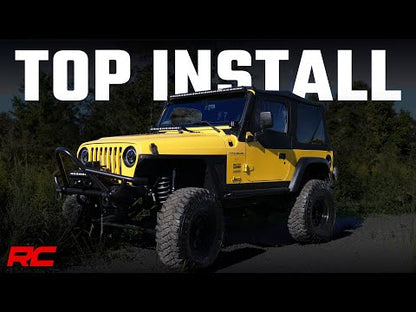 ROUGH COUNTRY Soft Top 2-Door | Full Steel Doors | Jeep Wrangler TJ (97-06)-RC85020.35