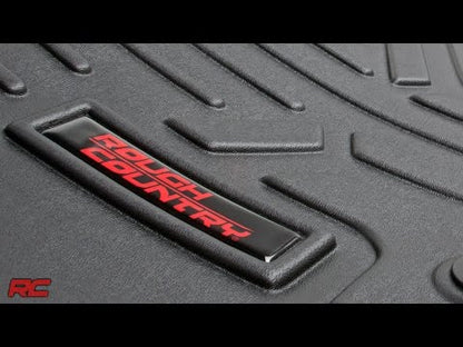 Rough Country Floor Mats FR & RR | 4 Door | Jeep Wrangler Unlimited 2WD/4WD (2007-2013) - M-60712