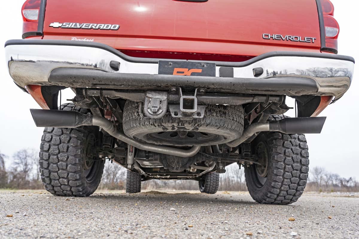 Rough Country Dual Cat-Back Exhaust for 99-06 Chevy/GMC 1500 | 4.8L/5.3L - 96005