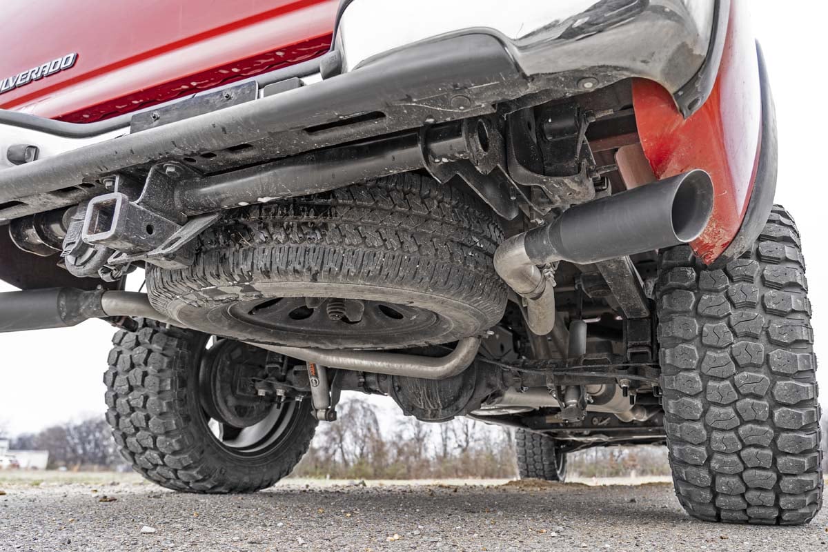 Rough Country Dual Cat-Back Exhaust for 99-06 Chevy/GMC 1500 | 4.8L/5.3L - 96005