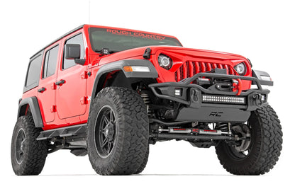 Rough CountryFront Winch Bumper Tubular | Skid Plate | Jeep Gladiator JT/Wrangler JK & JL/Wrangler Unlimited- 10647