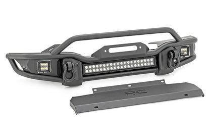 Rough CountryFront Winch Bumper Tubular | Skid Plate | Jeep Gladiator JT/Wrangler JK & JL/Wrangler Unlimited- 10647