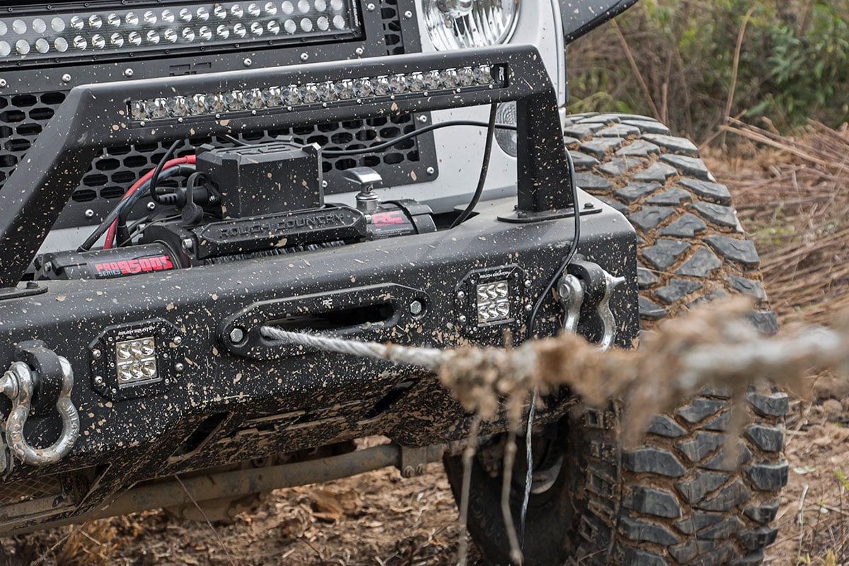 Rough Country 9,500LB PRO Series Electric Winch | Synthetic Rope - PRO9500S